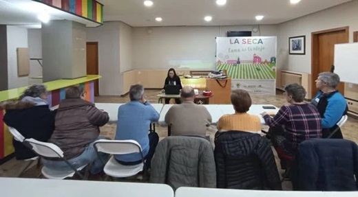 CyL Digital en La Seca// Fuente: RR.SS. Cultura La Seca CyL Digital en La Seca// Fuente: RR.SS. Cultura La Seca